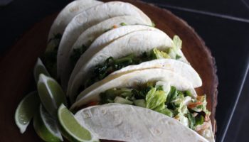 Tilapia Tostadas with Corn-Zucchini Saute and Basmati-Lime Pilaf