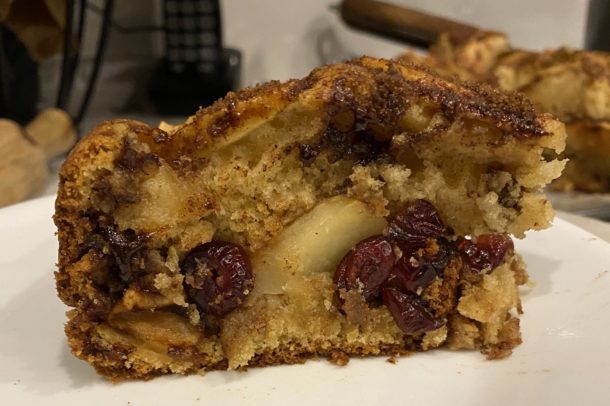 Apple and Cranberry Cake