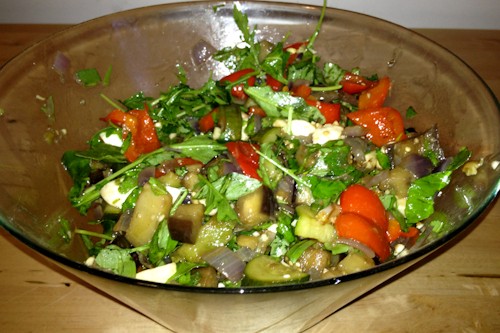 Salade de légumes grillés