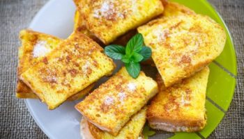 Apple Mint French Toast