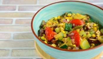 Sauté de courgette et de maïs