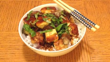 Sauté à l’aubergine et tofu