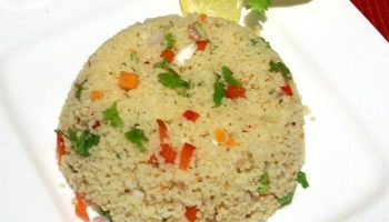 Couscous Salad with honey-lemon dressing