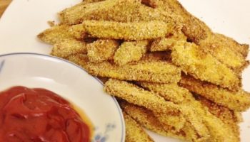 Baked eggplant fries