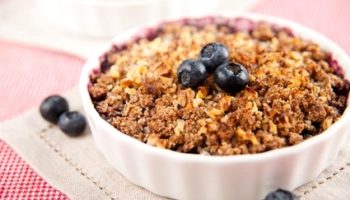 Apple and Blueberry Crisp