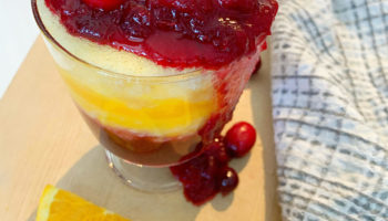 Cranberry Lemon Parfait