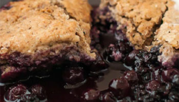 Blueberry Corn Cobbler