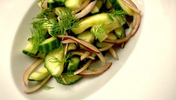 Salade de concombres à l’aneth