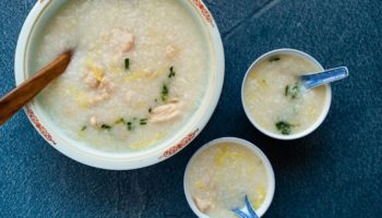 Congee au poulet et au gingembre super pour vos reins