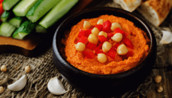 Roasted Red Pepper & Chickpea Hummus 