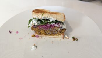 Burger aux haricots noirs 