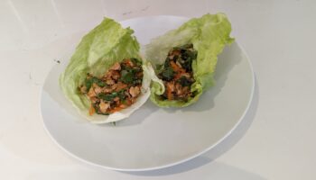 Roulés de laitue au tofu 
