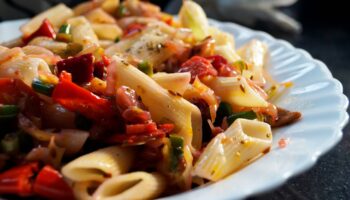 Rainbow Pasta Salad 