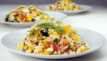 Lemony Orzo Salad
