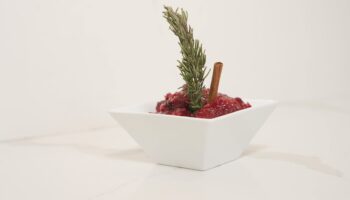 Sauce aux canneberges 